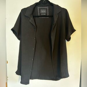 Cactus Man Button Down Short-Sleeve Shirt